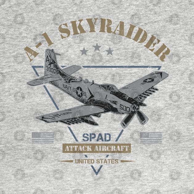 A-1 Skyraider "SPAD" by Military Style Designs